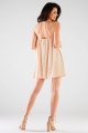 Sukienka A427 beige-1 9638  | 799-Beige-SM