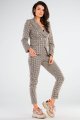 Spodnie A440 brown-3 9644  | 812-Brown-S