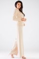 Spodnie A442 beige-2 9647  | 814-Beige-S