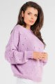 Sweter A445 purple-7 9651  | 817-Purple-ONE-SIZE