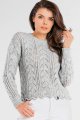 Sweter A446 gray-1 9654  | 818-Gray-ONE-SIZE