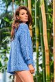 Sweter A447 blue-7 9656  | 820-Blue-ONE-SIZE