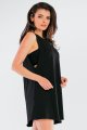 Sukienka M245 black-4 9662  | 824-Black-S
