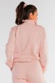 Bluza M246 powder pink-2 9671  | 830-Powder pink-SM