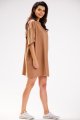 Sukienka M252 beige-3 9699  | 837-Beige-ONE-SIZE