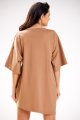 Sukienka M252 beige-5 9699  | 837-Beige-ONE-SIZE