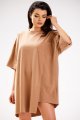Sukienka M252 beige-7 9699  | 837-Beige-ONE-SIZE