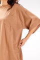 Sukienka M252 beige-8 9699  | 837-Beige-ONE-SIZE