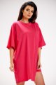 Sukienka M252 fuchsia-6 9701  | 837-Fuchsia-ONE-SIZE