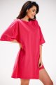 Sukienka M252 fuchsia-7 9701  | 837-Fuchsia-ONE-SIZE
