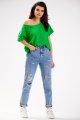Bluzka M254 green-1 9704  | 839-Green-ONE-SIZE