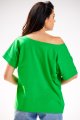 Bluzka M254 green-4 9704  | 839-Green-ONE-SIZE