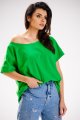 Bluzka M254 green-5 9704  | 839-Green-ONE-SIZE