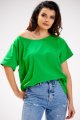 Bluzka M254 green-6 9704  | 839-Green-ONE-SIZE