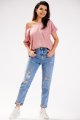 Bluzka M254 pink-1 9705  | 839-Pink-ONE-SIZE