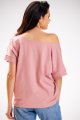 Bluzka M254 pink-4 9705  | 839-Pink-ONE-SIZE