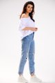 Bluzka M254 white-5 9706  | 839-White-ONE-SIZE