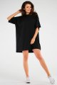 Sukienka M255 black-1 9708  | 840-Black-ONE-SIZE