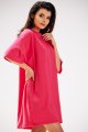 Sukienka M255 fuchsia-2 9709  | 840-Fuchsia-ONE-SIZE