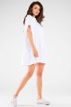 Sukienka M255 white-2 9711  | 840-White-ONE-SIZE