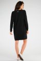 Sukienka M257 black-3 9714  | 842-Black-SM