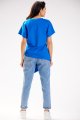 Bluzka M268 blue-3 9719  | 853-Blue-SM