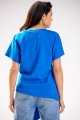 Bluzka M268 blue-4 9719  | 853-Blue-SM