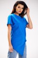 Bluzka M268 blue-6 9719  | 853-Blue-SM
