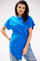 Bluzka M268 blue-7 9719  | 853-Blue-SM