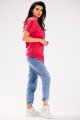 Bluzka M268 fuchsia-2 9720  | 853-Fuchsia-SM