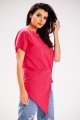 Bluzka M268 fuchsia-5 9720  | 853-Fuchsia-SM