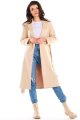 Płaszcz A464 beige-2 9721  | 871-Beige-SM