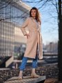 Płaszcz A464 beige-6 9721  | 871-Beige-SM