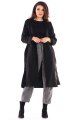 Płaszcz A464 black-1 9722  | 871-Black-SM