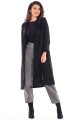 Płaszcz A464 black-2 9722  | 871-Black-SM