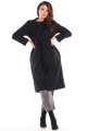 Płaszcz A464 black-3 9722  | 871-Black-SM
