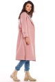 Płaszcz A464 powder pink-3 9723  | 871-Powder pink-SM
