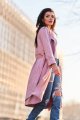 Płaszcz A464 powder pink-6 9723  | 871-Powder pink-SM
