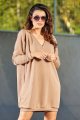 Sukienka M272 beige-5 9724  | 876-Beige-ONE-SIZE