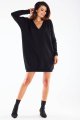 Sukienka M272 black-1 9725  | 876-Black-ONE-SIZE