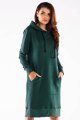 Sukienka M273 green-2 9729  | 877-Green-SM