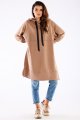 Bluza M279 beige-3 9748  | 888-Beige-ONE-SIZE
