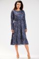Sukienka A468 navy pattern-1 9757  | 900-Navy pattern-M
