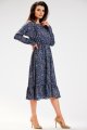 Sukienka A468 navy pattern-2 9757  | 900-Navy pattern-M