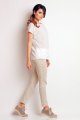 Bluzka A143 ecru-3 9762  | 912-Ecru-S