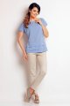 Bluzka A143 light blue-1 9763  | 912-Light Blue-S