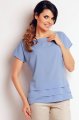 Bluzka A143 light blue-2 9763  | 912-Light Blue-S