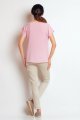 Bluzka A143 light pink-4 9764  | 912-Light Pink-S
