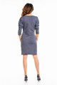 Sukienka A133 graphite-6 9766  | 914-Graphite-SM