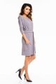 Sukienka A133 gray-3 9767  | 914-Gray-SM